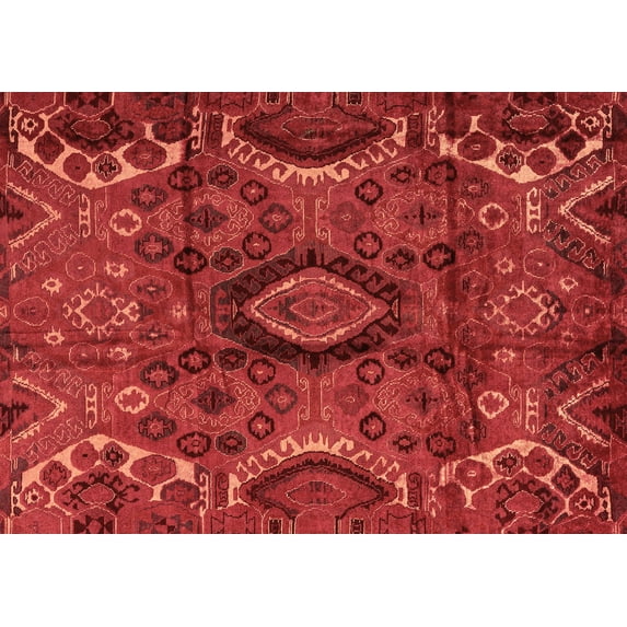 Ahgly Company Indoor Rectangle Southwestern Brown Country Area Rugs, 8' x 12'