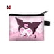 thumbnail image 4 of Nuevo monedero kuromi Kuromi transfronterizo, monedero pequeño portátil con dibujos de animales para niños, bolso con cremallera, 4 of 4