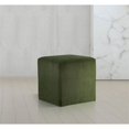 thumbnail image 2 of Pemberly Row Ottoman / Tabouret Moderne / Contemporain en Tissu Microsuède Doux Vert, 2 of 9