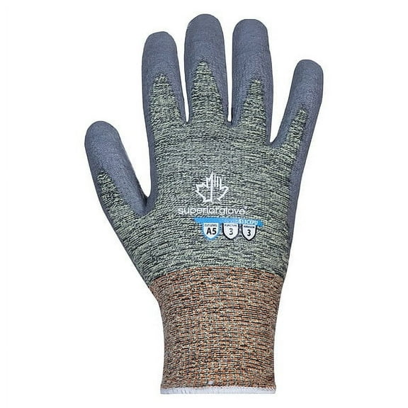 Superior Glove Cut Resistant Gloves,7,Polyurethane,PR S13CXPU-7