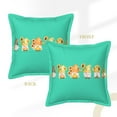 thumbnail image 3 of Bingfone Decorative Pillow Covers 16"X16" Sunflower Gnomes 5 Couch Pillow Cases Modern Farmhouse Covers For Couch Sofa Bed, 3 of 9