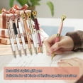 thumbnail image 3 of Ballpoint pen, crystal metal pen, sparkling pen, Personalized Crystal Pens, Black Ink Glitter Diamond Pen for Note, Tab, Office Stationery Supplies, 3 of 4