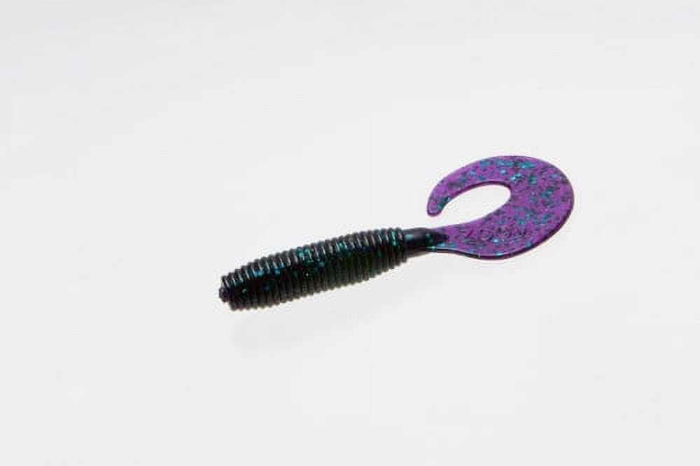 (2 pack) Zoom Fat Albert Curly Tail Grub Chartreuse Pearl Soft Plastic Jig Trailer