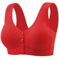 thumbnail image 3 of Seamless Viscose Front Closure Bra – Lightweight Wireless Support, Full Coverage T-Shirt Bra with Removable Pads for Everyday Comfort, 3 of 3