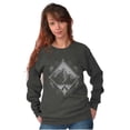 thumbnail image 4 of Spirit Mountain Diamond Spiritual Sweatshirt for Men or Women Brisco Brands L, 4 of 6