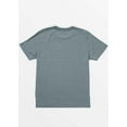 thumbnail image 2 of RVCA Men's Slim Fit Red Stitch Peak Graphic T-Shirt Flint Stone Blue-XL, 2 of 7