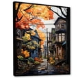 thumbnail image 2 of Designart "Cityscape Alleyway Collage I" Cityscapes Floater Framed Wall Decor, 2 of 7