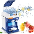 thumbnail image 1 of Máquina de Afeitar de Hielo Eléctrica Newhai Blanca Ajustable Comercial de 300W y 1400 RPM, 1 of 7