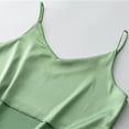 thumbnail image 3 of Womens Silk Satin Tank Top V Neck Camisole Cami Spaghetti Strap Top Loose Sleeveless Blouses Tank Shirt, 3 of 5