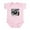 Petal Pink, variant on CafePress - Monkey Sits Infant Bodysuit - Baby Light Bodysuit, Size Newborn - 24 Months
