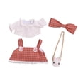 thumbnail image 1 of Ropa de peluche para muñecas, ropa de animales de peluche, traje con falda con tirantes, disfraces, accesorios para muñecas de peluche, accesorios, 1 of 8