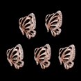 thumbnail image 3 of De Del Rhinestone De 5 Pedazos De Diamante De material perla Para La Joyería Gloria Botones mariposa rhinestone, 3 of 7