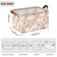 thumbnail image 7 of Yayeee Foldable Storage Basket for Shelves Set of 2 Waterproof Cloth Bins with Handles, Cartoon Goose Pattern, 7 of 7