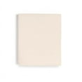 thumbnail image 2 of Oake Cotton Tencel Solid 300-Thread Count Queen Flat Sheet -Ivory, 2 of 2