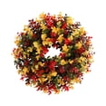 thumbnail image 3 of Guirnalda de Navidad para decoración de vacaciones, decoración del hogar, decoración de invierno, guirnalda de Navidad para puerta delantera, ventana, Pequeño, 3 of 8