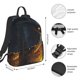 thumbnail image 2 of Balery Glowing Snake Dark Forest Mochila ligera para hombre y mujer: duradera e impermeable, ideal para la escuela, el trabajo, viajes y uso diario., 2 of 7