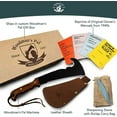 thumbnail image 2 of Woodmans Pal - Multi-Use Axe Machete with Sheath - Survival Machete Ideal for Camping, Fishing, Hunting, Bushcraft - Perfect Brush Axe for Surveying… (Wood Handle), 2 of 6