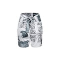 thumbnail image 6 of Yuemengxuan Women Summer Casual Shorts, Multicolor Print Lacing Sports Short Pants, 6 of 9