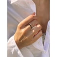 thumbnail image 4 of PROSTEEL Wedding Rings for Men Women 2mm Wide Stainless Steel Band Stacking Black Ring Jewelry Gift for Couple Ring Size 7-12, 4 of 9