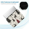 thumbnail image 2 of FORMRS 13-13.3 inch Laptop Sleeve Case Soft Carrying Quilted Computer Bag Cover, Christmas Plaid Forest, 2 of 7