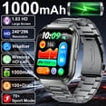 thumbnail image 6 of 2026 New Men'S And Women'S Smart Sports Watch, 1000 Mah Large Battery, 1.83-Inch Screen, 70+ Sports Modes, Wireless Calling, Compatible with Ios/Android, Suitable As a Gift for Friends, 6 of 10