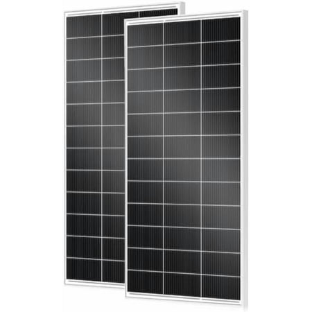 400 Watt Solar Panel, 2 Pack of 200W Monocrystalline Cell High-Efficiency PV Module, 12V Solar Panels for Homes Camping RV Battery Boat Caravan and Other Off-Grid Applications