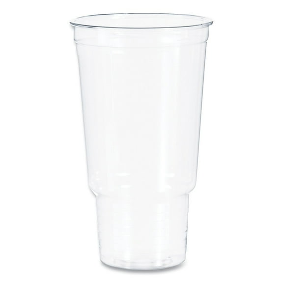 Dart 32AC 32 oz. Ultra Clear Pedestal Plastic PET Cups - Clear (500/Carton)