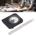 thumbnail image 4 of Protractor, Clear Scale  Angle Locator Stainless Steel High Accuracy  For Engineering, 4 of 8