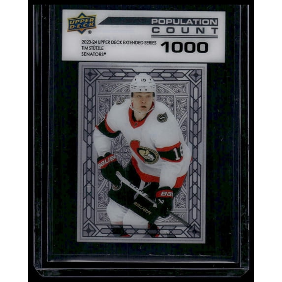 2023-24 Upper Deck Tim Stutzle #PC-63 Population Count 1000