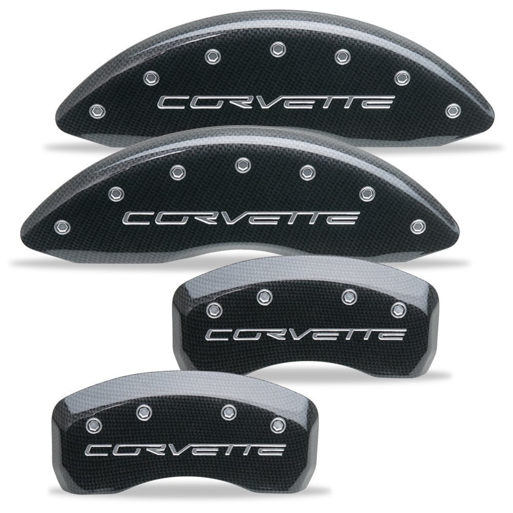 Corvette Brake Caliper Cover Set (4) Carbon Fiber Look C6 20052013