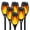 Orange, variant on Solar Flame Torch Lights for Outdoor Decoration, Outdoor Lights Solar Powered Waterproof, LED Torches for Outside Decor, Solares Outdoor Decorations for Yard Patio Garden Art