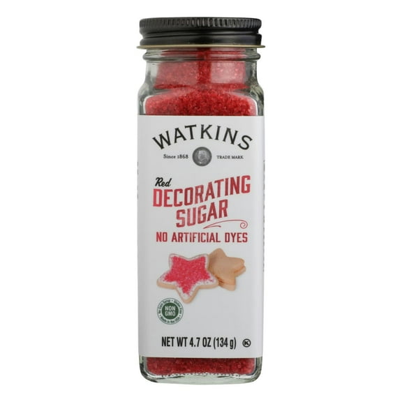 Watkins Red Decorating Sugar 4.7 oz (Pack Of 9)