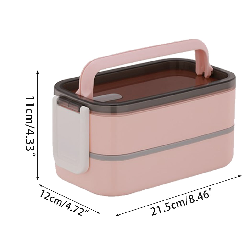 Korea Style Heat-Resistant Glass Lunch Box For Man Women Vertical