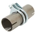 thumbnail image 4 of Exhaust Pipe Joiner 45mm Universal High Strength Stainless Steel Exhaust Pipe Butt Joint for Repairing, 4 of 7
