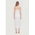 thumbnail image 3 of Women's Ruffle Trim Side Slit Lace Overlay Midi Dress, 3 of 3
