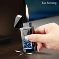 thumbnail image 6 of Multifunctional Creative Lighter with Integrated Watch, Voice-Activated Dual-Fire Lighter, Five-Mode Ignition, Reusable Smart Lighters, for Men, Father, Husband, 6 of 7