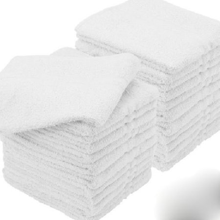 Hotel Washcloth - GHP 60-Pcs White Cotton 12