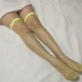 thumbnail image 1 of Gupgi Women's Rhinestone Fishnet Tights, Sparkle Hollow Out Mesh Stockings, Average Size, 1 of 1