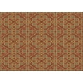 thumbnail image 1 of Ahgly Company Machine Washable Indoor Rectangle Transitional Caramel Brown Area Rugs, 4' x 6', 1 of 7