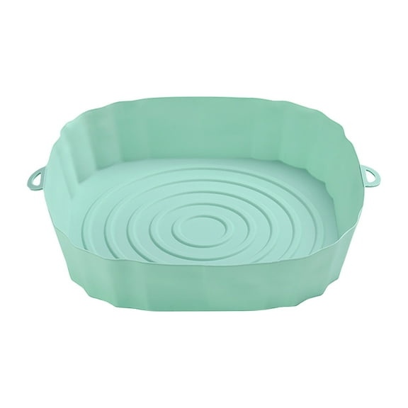Silicone Air Fryer Liners, 1Pcs 7 inch Reusable Square Air Fryer Silicone Liners for 3-6QT Air Fryer,Replacement Of Flammable Parchment Paper,Food Safe,Easy to Clean,Air Fryers Accessories