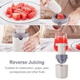 thumbnail image 4 of Billuyoard Exprimidor de botellas, mezclador de frutas, extractor de jugo, exprimidor, máquina licuadora, procesador hecho a mano para naranja, Cocina y Comedor Azul, 4 of 6