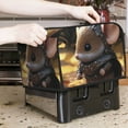 thumbnail image 7 of Goofa Cute Big-Eared Mouse Print Toaster Cover 4 Slice, Four Slice Bread Machine Cover Quilted Toaster Covers Bread Maker Cover Kitchen Appliance Cover, 7 of 7