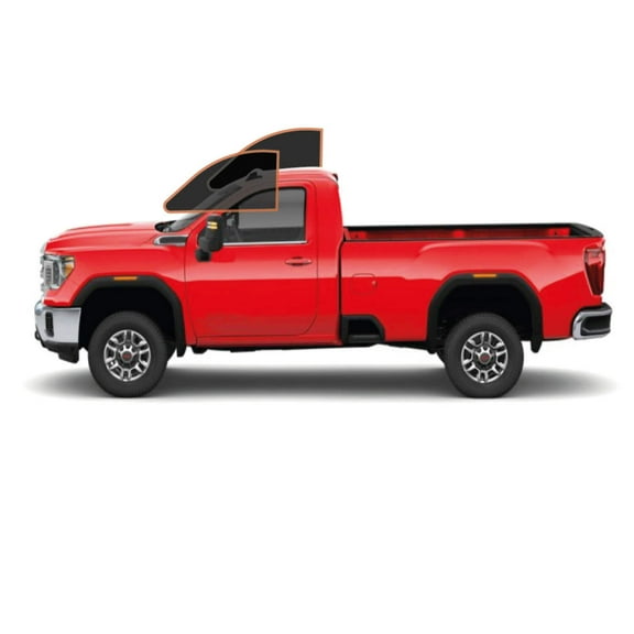 MotoShield Pro Premium Professional 2mil Precut Ceramic Window Tint Film for 2014-2019 GMC Sierra 2500 Standard Cab — (Front Driver/Passenger 25%) + Lifetime Warranty