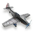 thumbnail image 3 of Maquette d'Avion P-51 de la Seconde Guerre Mondiale à l'Échelle 1:48, Ensemble de Maquettes d'Avion pour Adulte, Gris Vif, 3 of 9