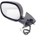 thumbnail image 3 of MIRROR Compatible For 1997-2000 Dodge Dakota 1998-2000 Durango Left Driver Power Glass Textured Black, 3 of 5
