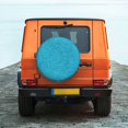 thumbnail image 6 of Sikiie Blue Glitter PVC Leather Spare Tire Wheel Cover Spare Tire Cover, for Car Truck SUV Camper Trailer Universal Fit(14-17in)-16 inch, 6 of 6