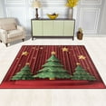 thumbnail image 3 of Non-Slip Area Rug 80x58in Indoor Washable Floor Mats Carpet Printed for Living Room, Bedroom, Home Decor Christmas Tree Stage, 3 of 7