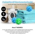 thumbnail image 4 of 3 Piezas De Bolas De Secadora De Vapor Reutilizables, Bolas De Secadora De Lavado, Bola De Secadora Con Vapor, Suavizante De Telas Reduce La Estática, Ropa Seca Esponjosa Suave Con Menos Arrugas, 4 of 5