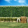thumbnail image 2 of Gymax 2PCS Expandable Fence Privacy Screen Decorative Faux Ivy Fencing Panel for Backdrop, 2 of 10
