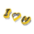thumbnail image 1 of I Love U Sandwich Molds 3Pcs, Food Grade, Reusable, Non-Slip, Heat-Resistant, Sandwiches Maker, Stainless Steel, Valentine's Day Cookie Vegetables Sandwich Cutters, Kitchen Gadgets, 1 of 8